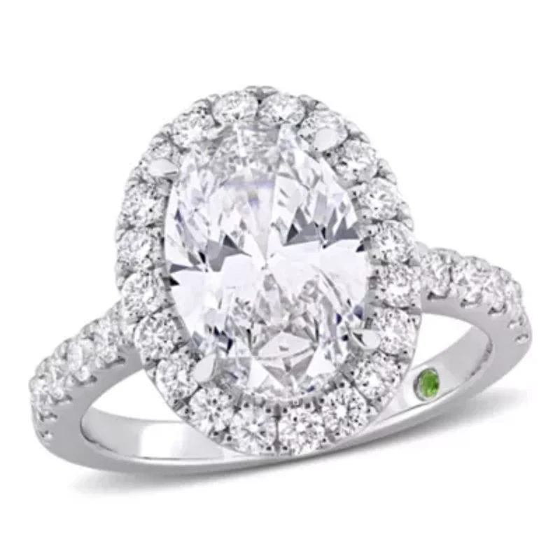 3.90 ct. t.w. Lab Grown Diamond Engagement Ring 14K White Gold