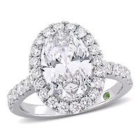 3.90 ct. t.w. Lab Grown Diamond Engagement Ring 14K White Gold