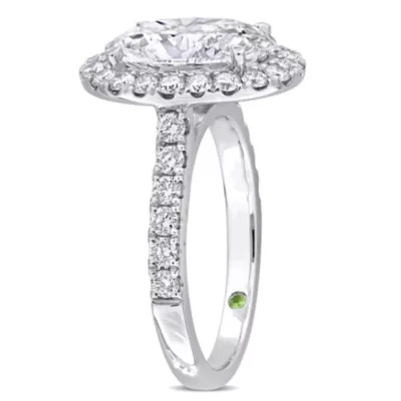 3.90 ct. t.w. Lab Grown Diamond Engagement Ring 14K White Gold