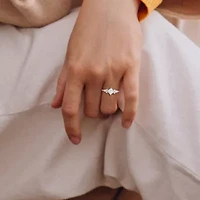 Lab Created Moissanite Engagement Ring Sterling Silver