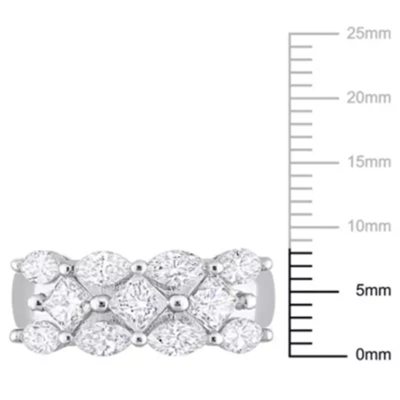 2.2 ct. t.w. Diamond Semi-Eternity Ring 14K White Gold