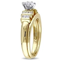 1/2 ct. t.w. Diamond Bridal Ring Set 14K Yellow Gold
