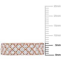 1.13 ct. t.w. Diamond Semi-Eternity Ring 14K Rose Gold