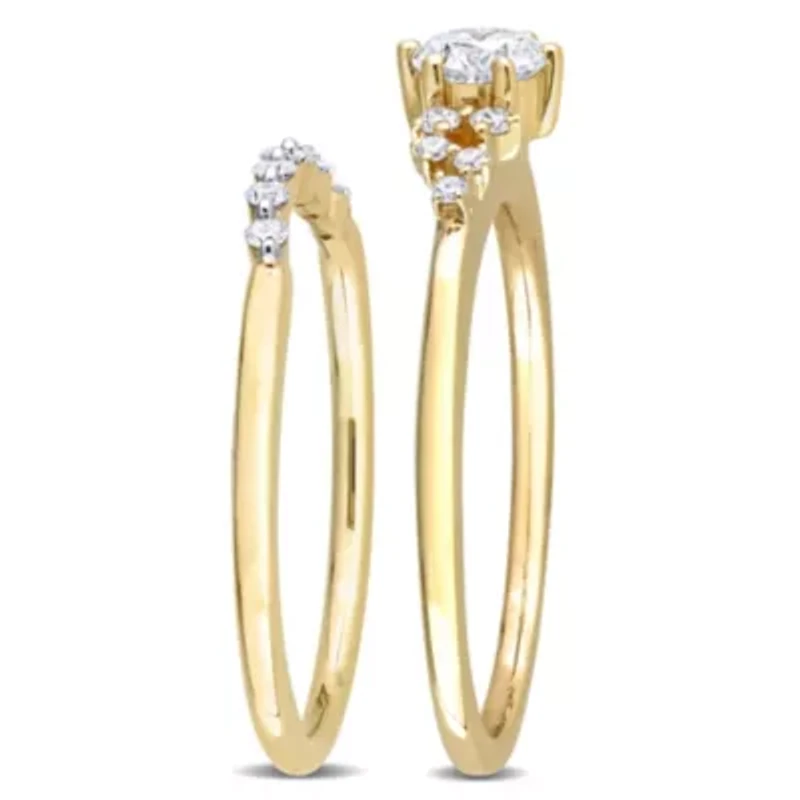 5/8 ct. t.w. Diamond Bridal Ring Set 10K Yellow Gold