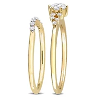 5/8 ct. t.w. Diamond Bridal Ring Set 10K Yellow Gold