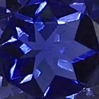 1.0 ct. t.w. Created Sapphire and 1/7 Diamond Floating Halo Ring 10k White Gold