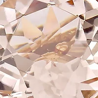 4/5 ct. t.w. Morganite and 1/4 Diamond Floral Halo Ring 14k Rose Gold