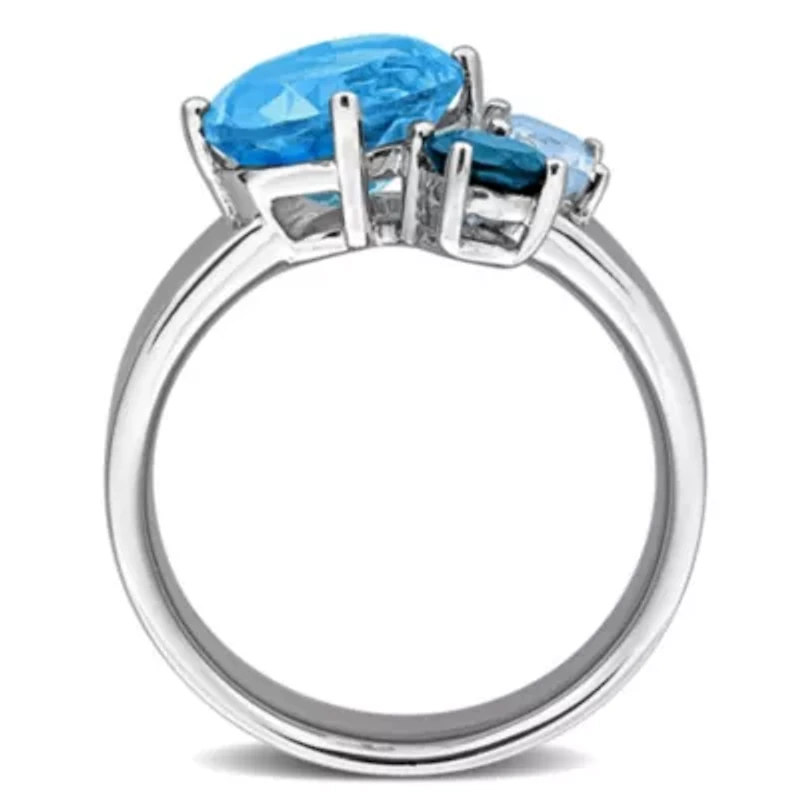 Sky London Swiss Blue Topaz Fashion Ring in Sterling Silver