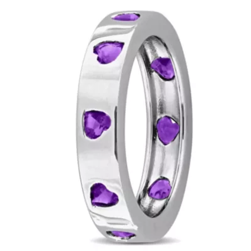 Amethyst Ring Sterling Silver