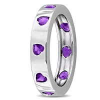 Amethyst Ring Sterling Silver