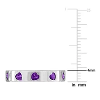 Amethyst Ring Sterling Silver