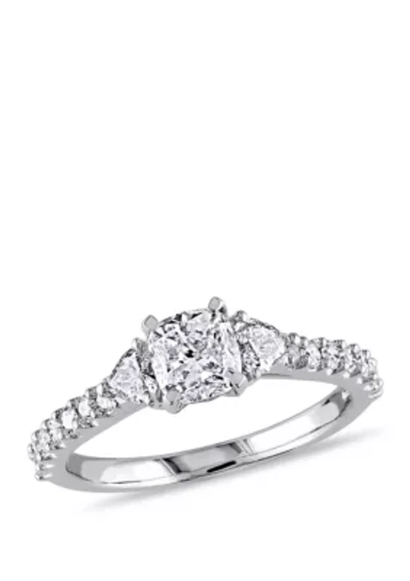 1.25 ct. t.w. Multi-Shape Diamond Engagement Ring 14k White Gold