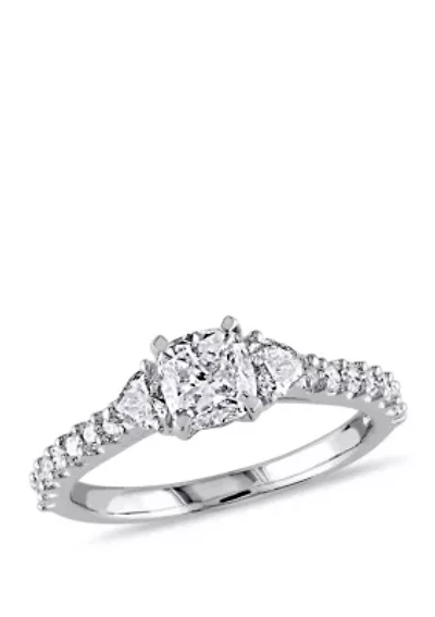 1.25 ct. t.w. Multi-Shape Diamond Engagement Ring 14k White Gold