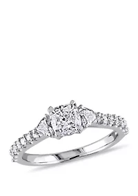1.25 ct. t.w. Multi-Shape Diamond Engagement Ring 14k White Gold