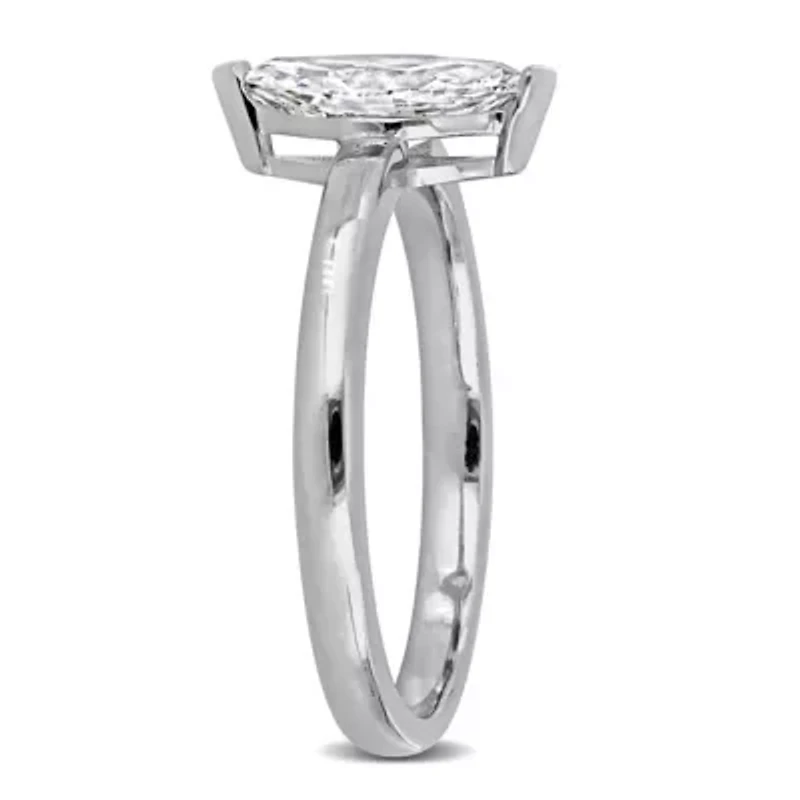 Lab Created Grown Diamond Engagement Ring 14k White Gold