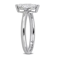 Lab Created Grown Diamond Engagement Ring 14k White Gold