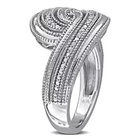 Diamond Ring Sterling Silver