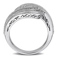 Diamond Ring Sterling Silver
