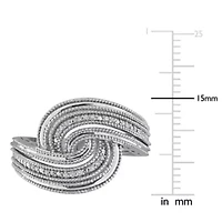 Diamond Ring Sterling Silver