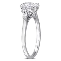 Lab Created Grown Diamonds Engagement Ring 14k White Gold