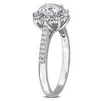 Lab Created Grown Diamond Engagement Ring 14k White Gold