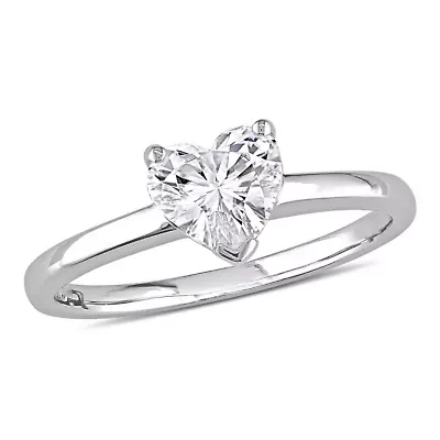 Lab Created Grown Diamond Engagement Ring 14k White Gold