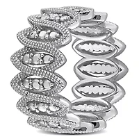 Diamond Ring Sterling Silver