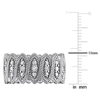 Diamond Ring Sterling Silver