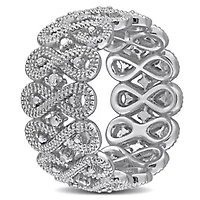 Diamond Ring Sterling Silver