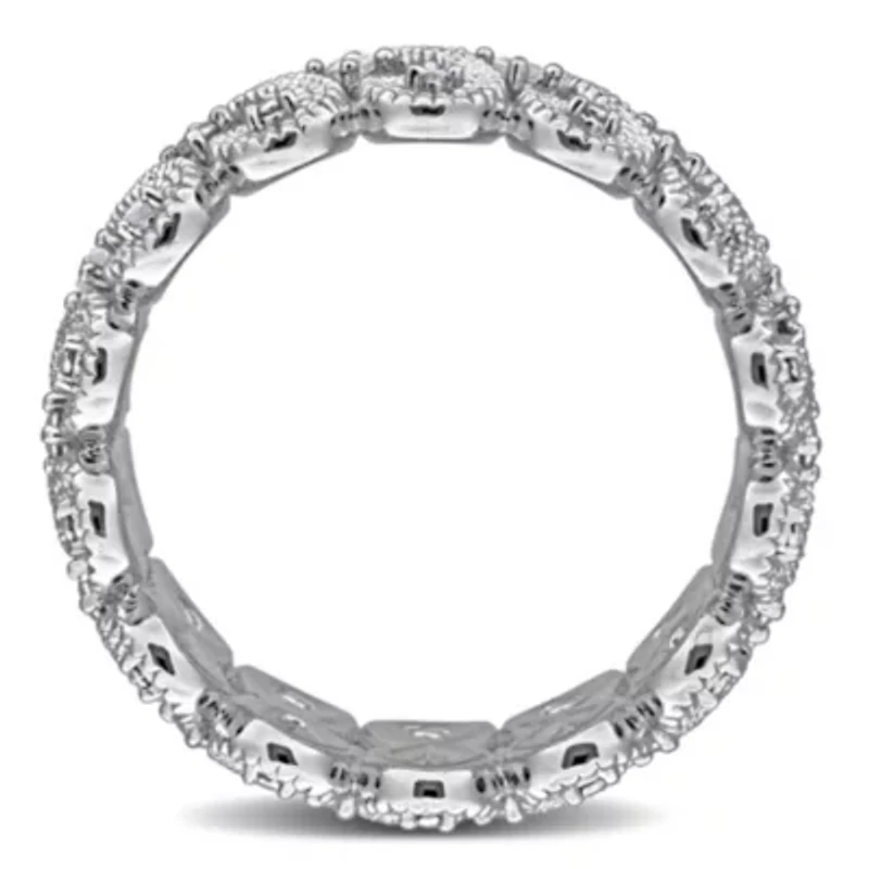 Diamond Ring Sterling Silver