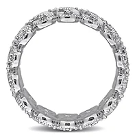 Diamond Ring Sterling Silver