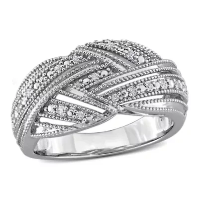 Diamond Ring Sterling Silver