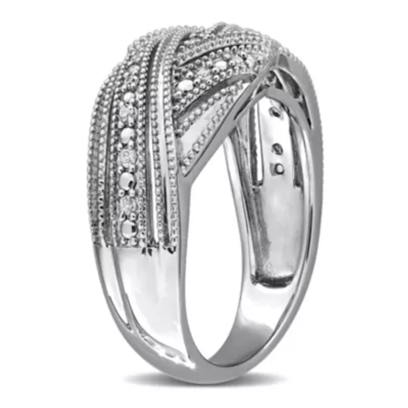 Diamond Ring Sterling Silver