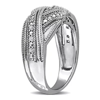 Diamond Ring Sterling Silver