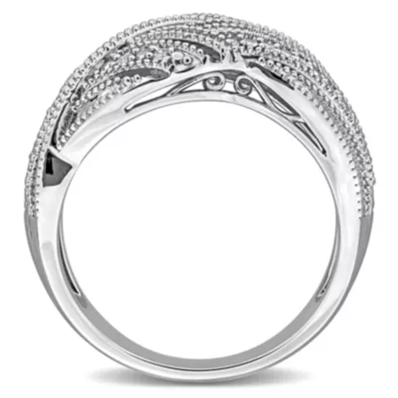 Diamond Ring Sterling Silver