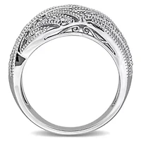 Diamond Ring Sterling Silver