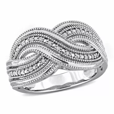 Diamond Ring Sterling Silver