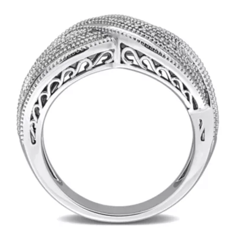 Diamond Ring Sterling Silver