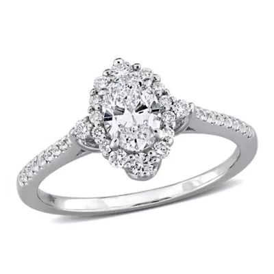 Lab Created Grown Diamonds Engagement Ring 14k Gold