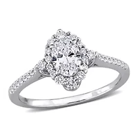 Lab Created Grown Diamonds Engagement Ring 14k Gold