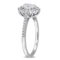 Lab Created Grown Diamonds Engagement Ring 14k Gold