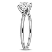 Lab Created Grown Diamond Engagement Ring 14k White Gold