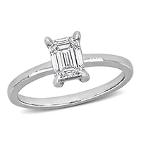 Lab Created Grown Diamond Engagement Ring 14k Yellow Gold