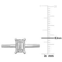 Lab Created Grown Diamond Engagement Ring 14k Yellow Gold