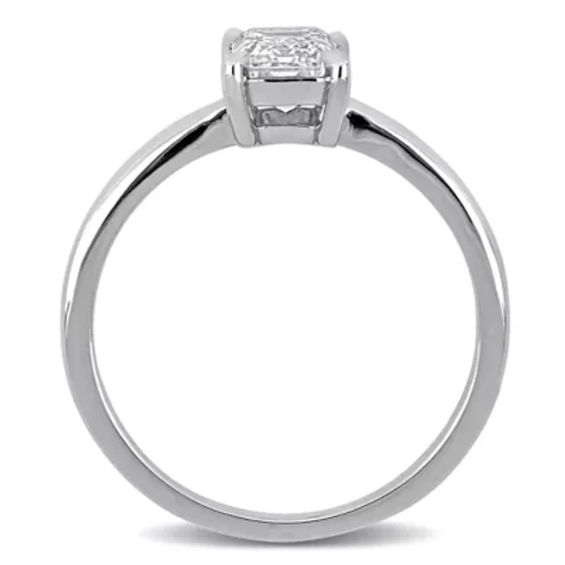 Lab Created Grown Diamond Engagement Ring 14k Yellow Gold