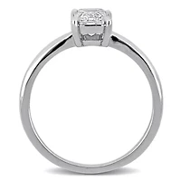 Lab Created Grown Diamond Engagement Ring 14k Yellow Gold