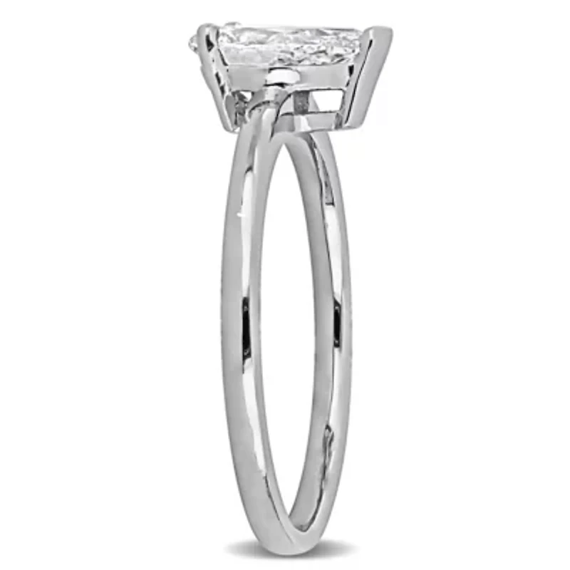 Lab Created Grown Diamond Engagement Ring 14k White Gold