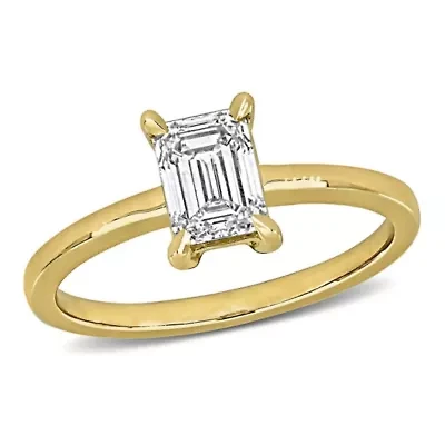 Lab Created Grown Diamond Engagement Ring 14k Yellow Gold