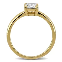 Lab Created Grown Diamond Engagement Ring 14k Yellow Gold