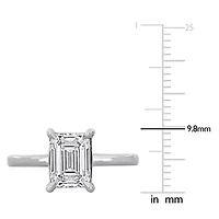 Lab Created Grown Diamond Solitaire Engagement Ring 14k Yellow Gold